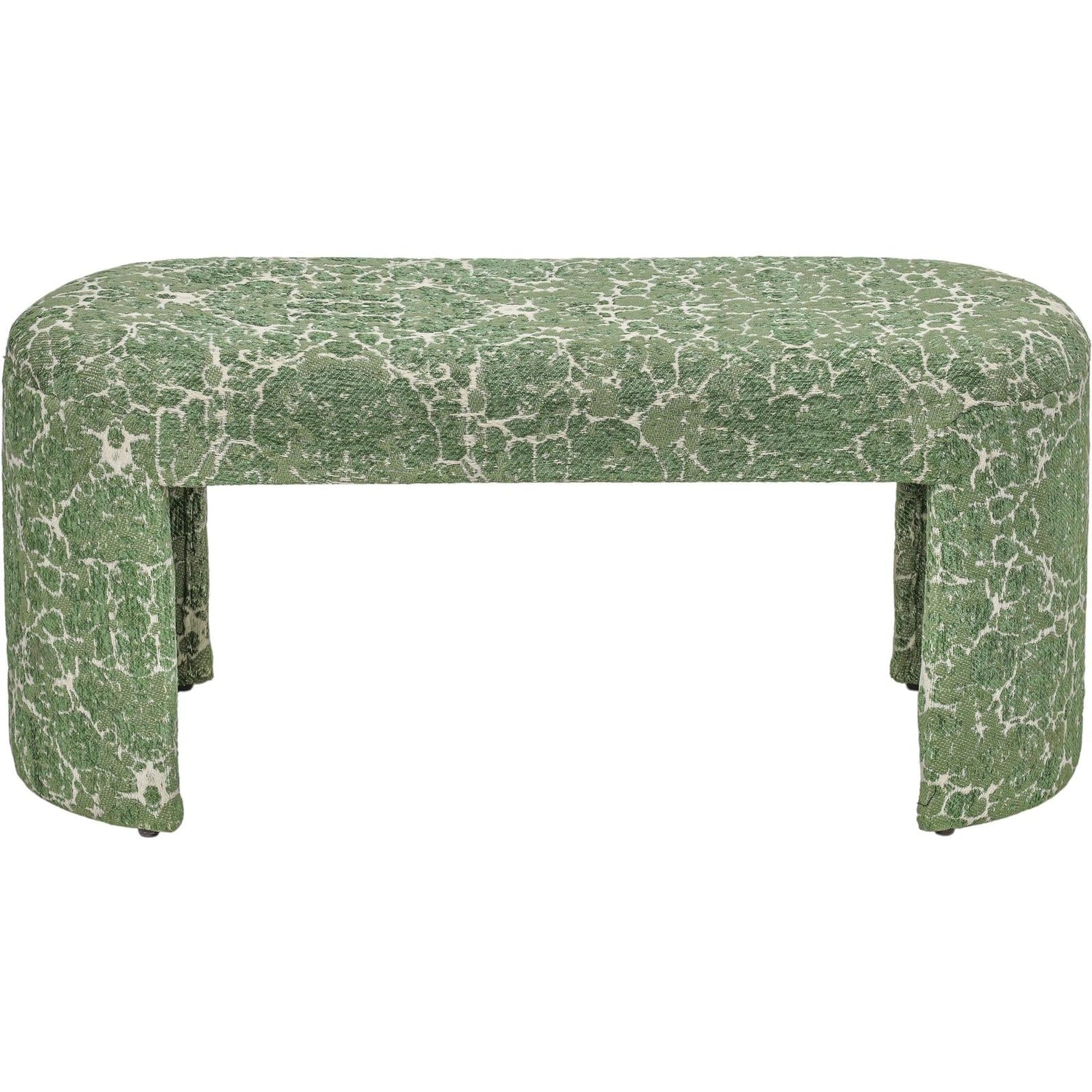 TOV Furniture Greenspace 39" Rounded Upholstered Bench