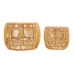 TOV Furniture Azrina Rattan Nesting Table