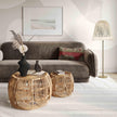 TOV Furniture Azrina Rattan Nesting Table