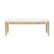 TOV Furniture Amara Rattan Bench