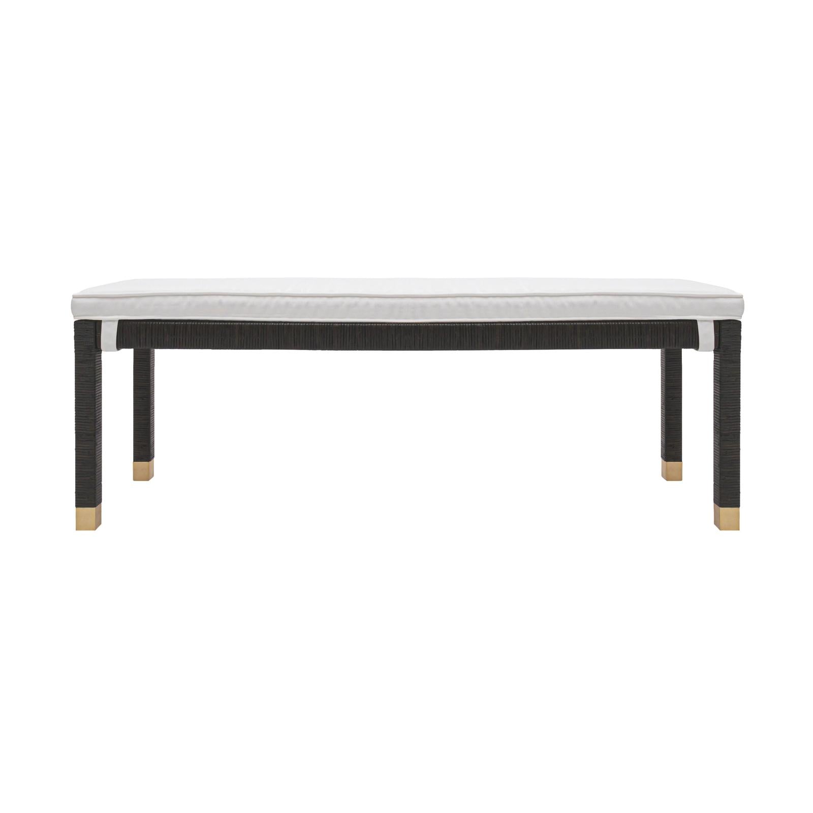 TOV Furniture Amara Rattan Bench