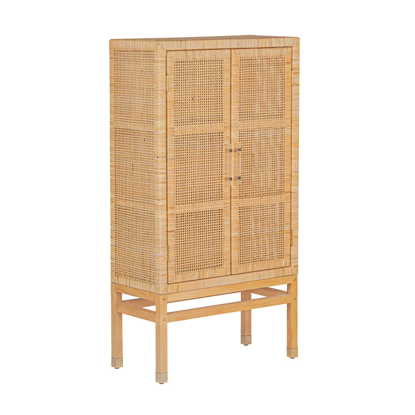 TOV Furniture Amara Rattan Cabinet