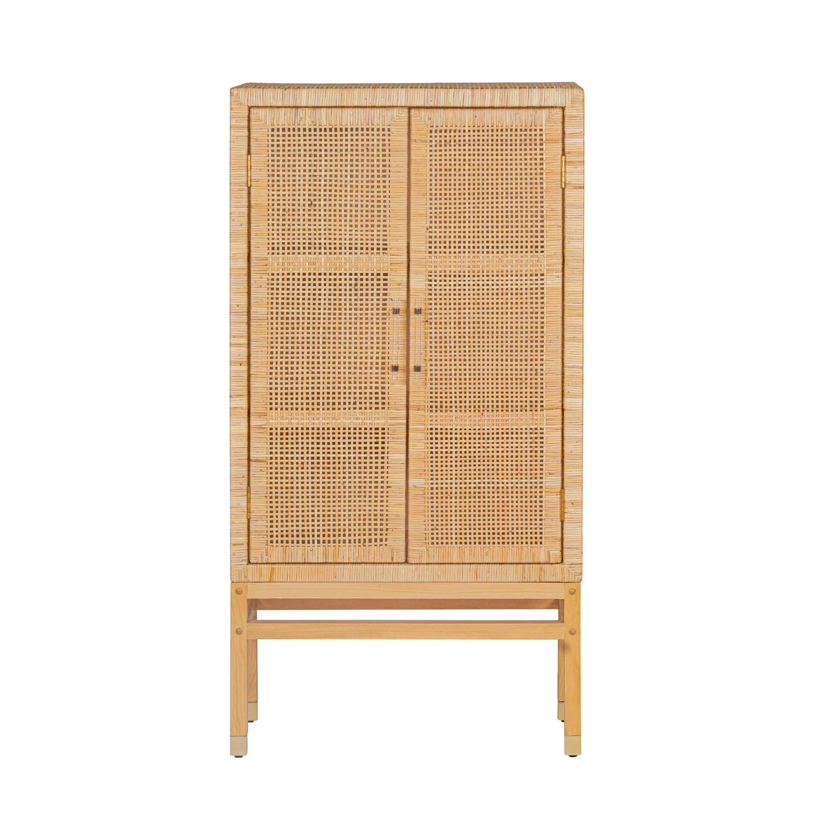 TOV Furniture Amara Rattan Cabinet