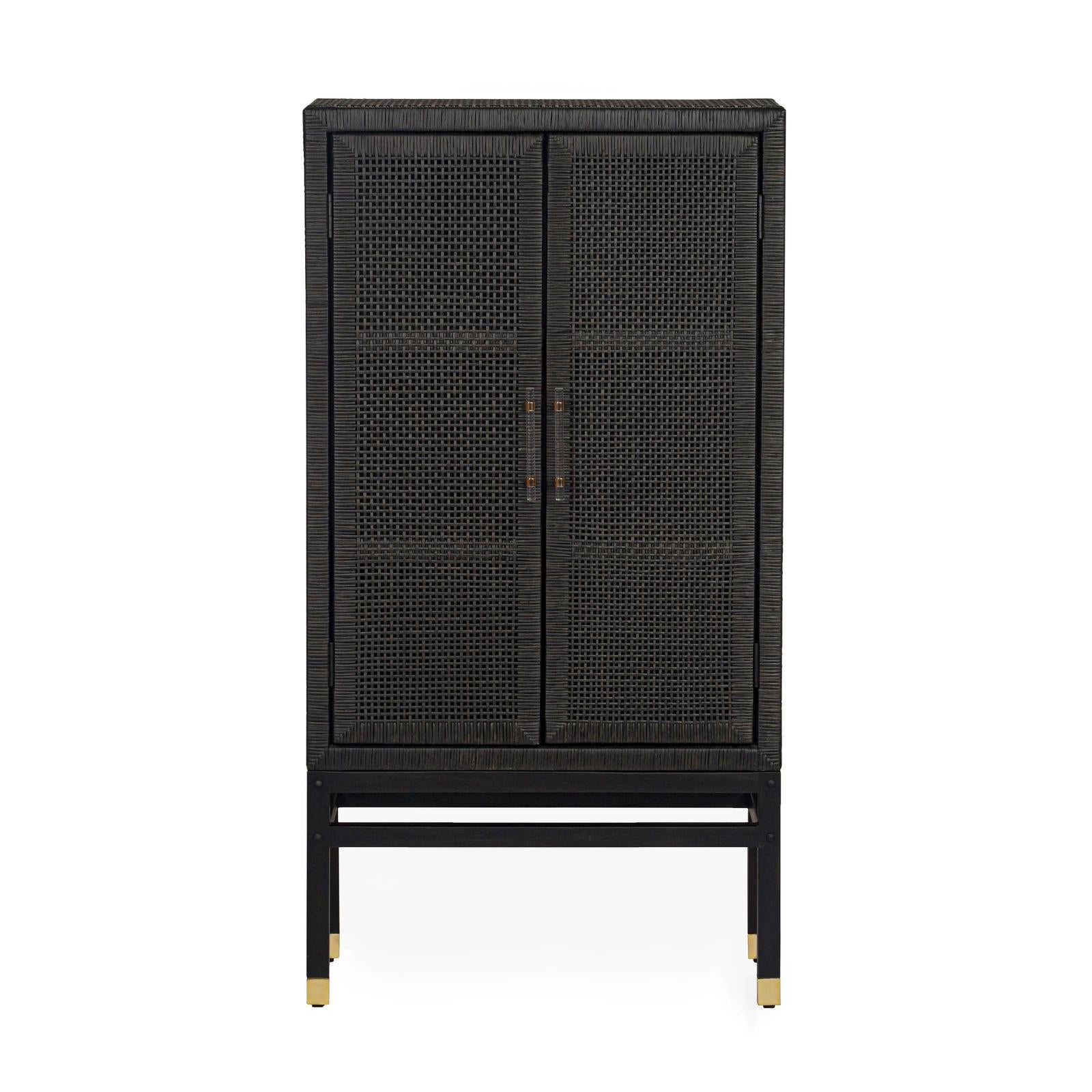 TOV Furniture Amara Rattan Cabinet