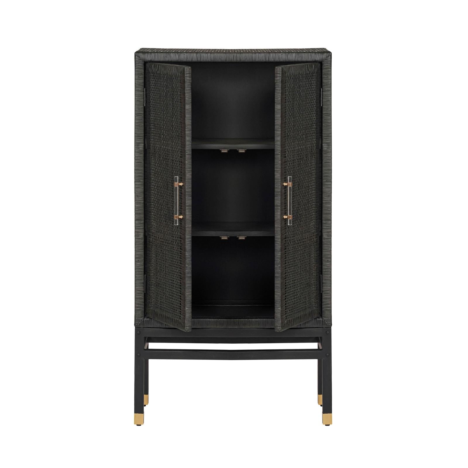 TOV Furniture Amara Rattan Cabinet