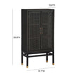 TOV Furniture Amara Rattan Cabinet