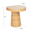 TOV Furniture Felicia Lilypad Side Table