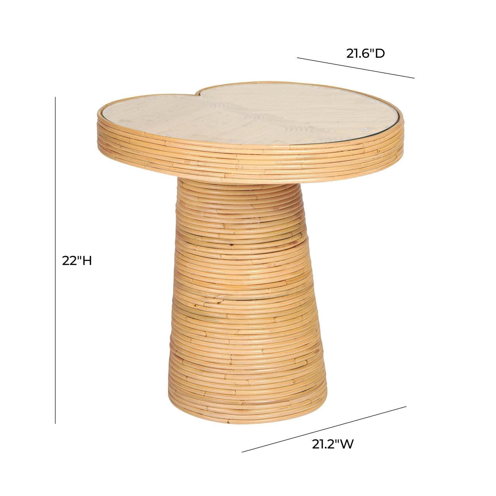 TOV Furniture Felicia Lilypad Side Table