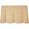 TOV Furniture Egan Natural Rattan Console Table