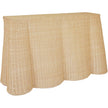 TOV Furniture Egan Natural Rattan Console Table