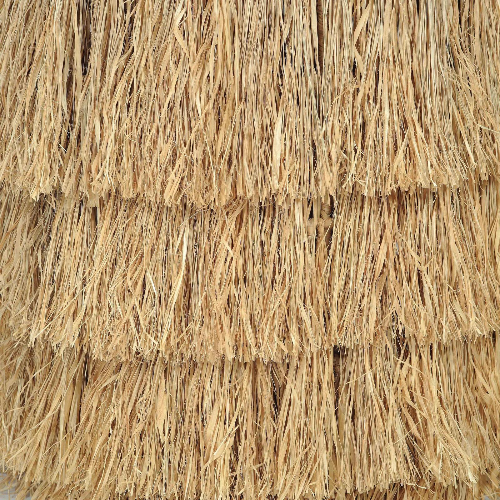 TOV Furniture Luau Natural Rattan Round End Table
