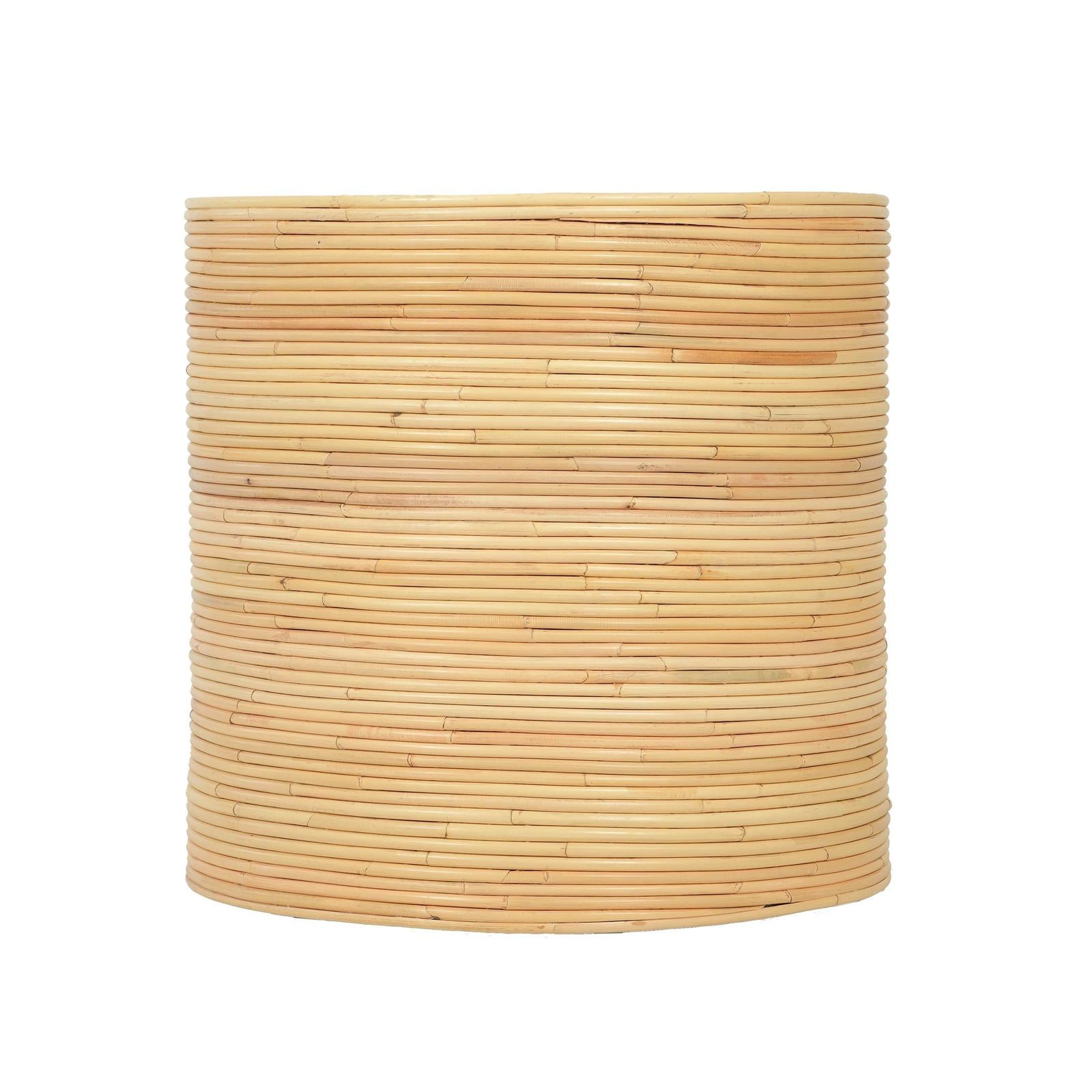 TOV Furniture Matea Natural Rattan Side Table