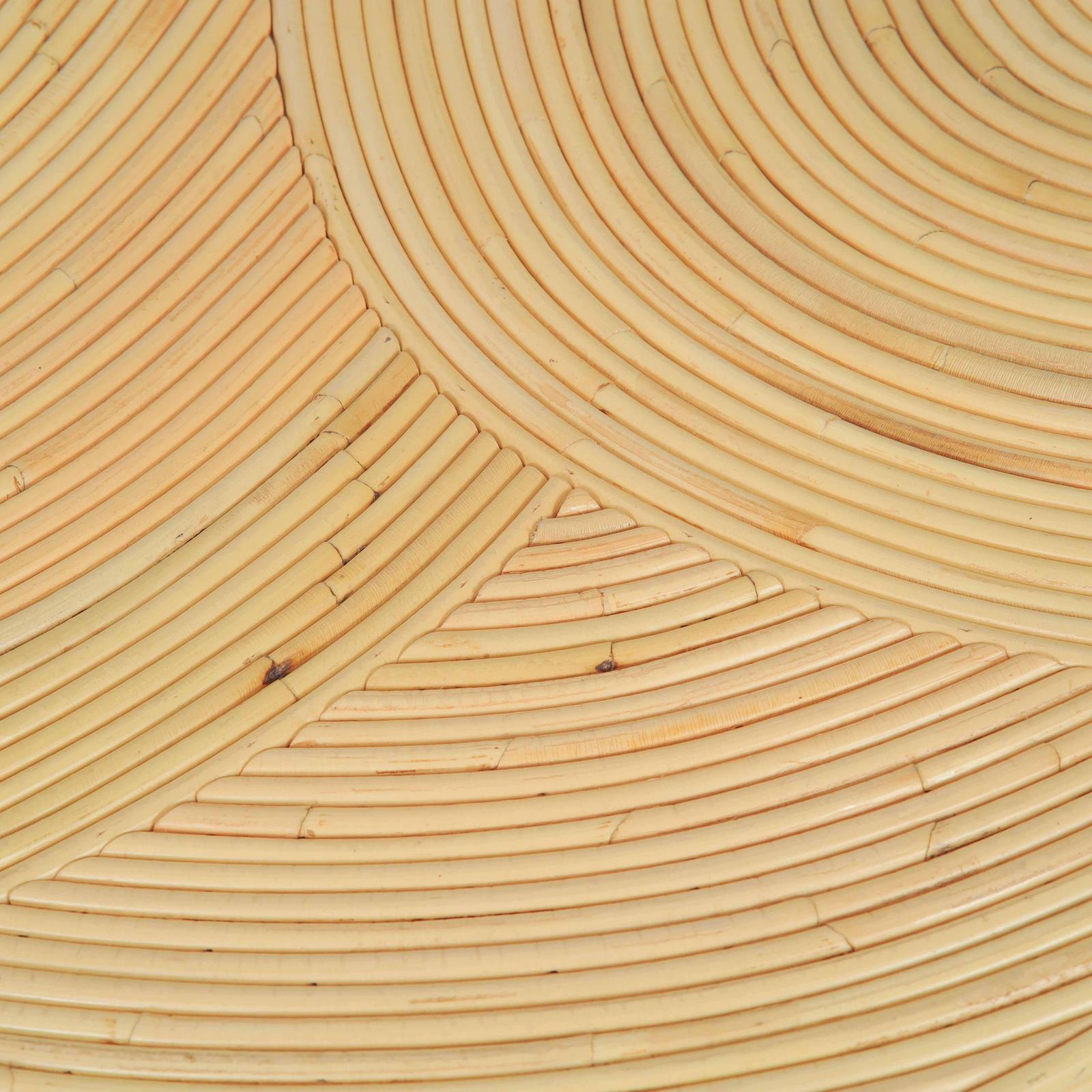 TOV Furniture Matea Natural Rattan Side Table
