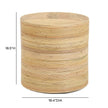 TOV Furniture Matea Natural Rattan Side Table