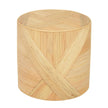 TOV Furniture Matea Natural Rattan Side Table