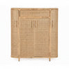TOV Furniture Tarot Natural Rattan Bar Cabinet