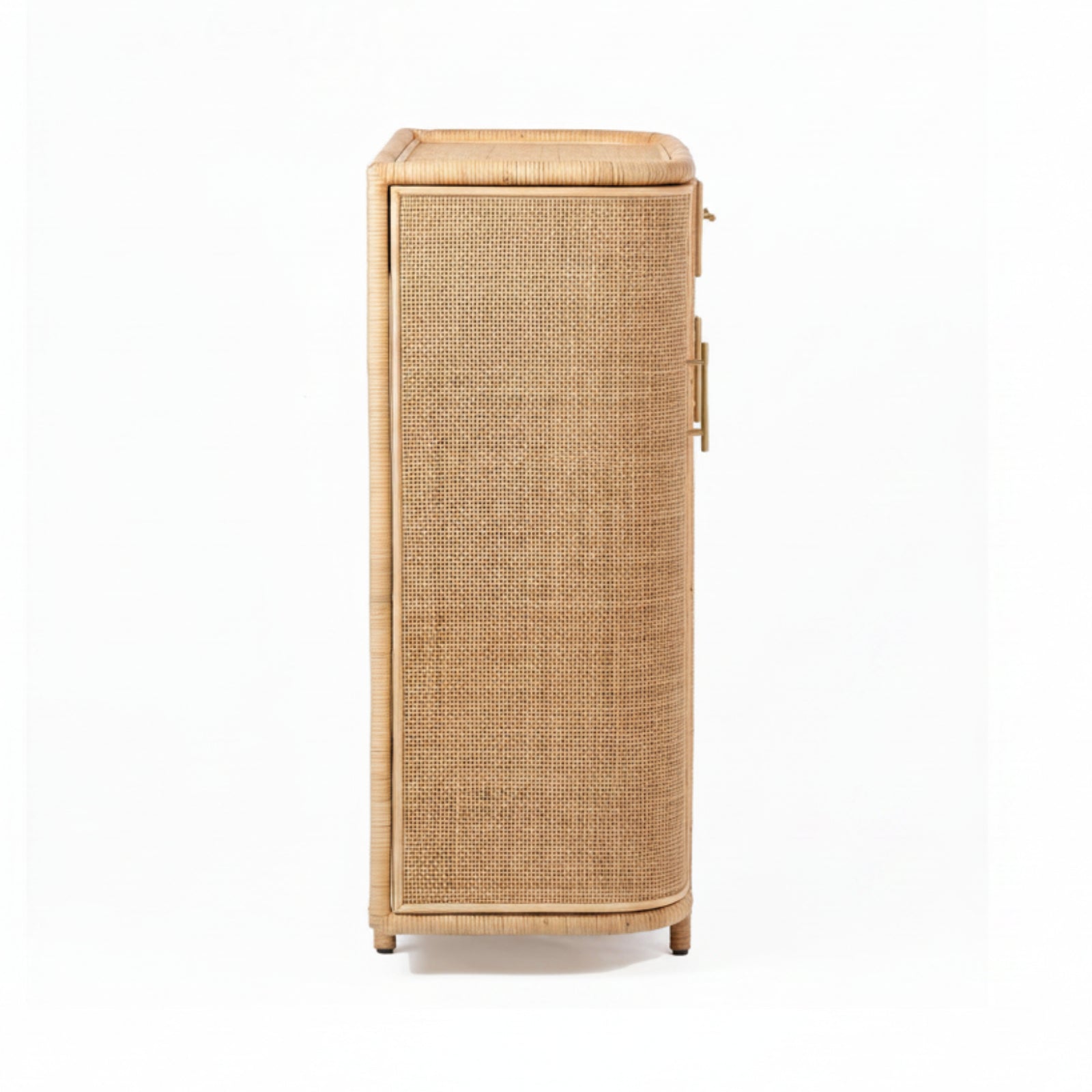 TOV Furniture Tarot Natural Rattan Bar Cabinet