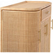 TOV Furniture Tarot Natural Rattan Bar Cabinet