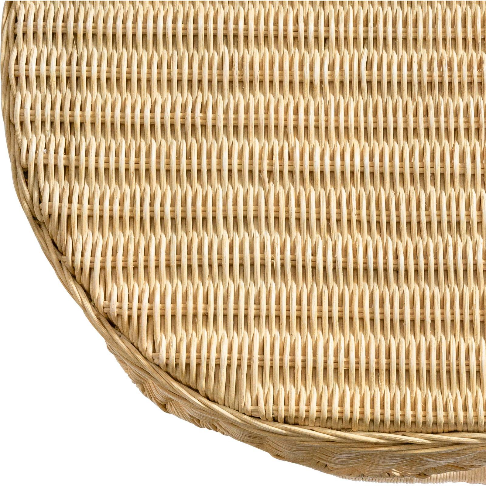 TOV Furniture Sally Natural Rattan Console Table