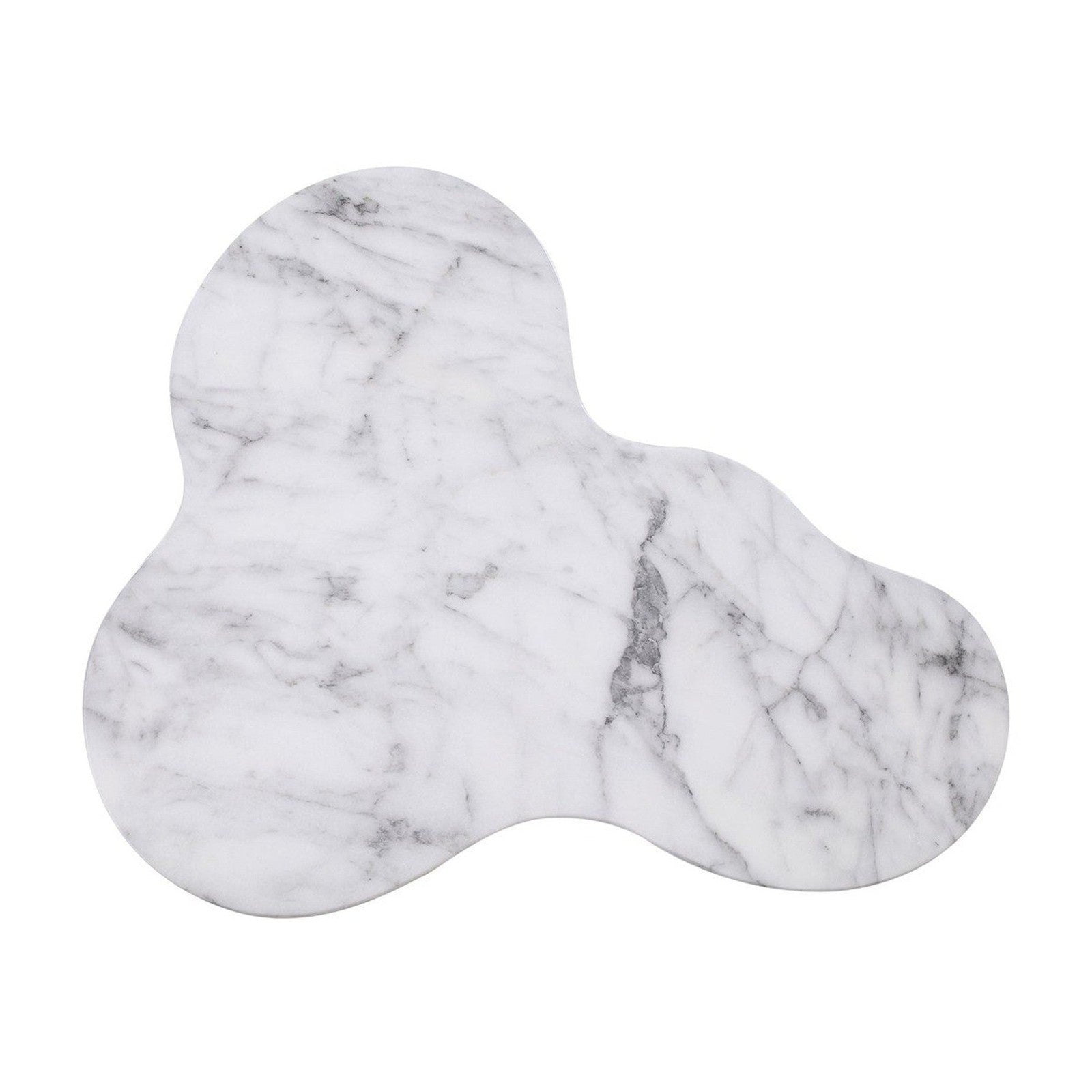 TOV Furniture Slab Marble Tall Side Table
