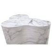 TOV Furniture Slab Marble Side Table