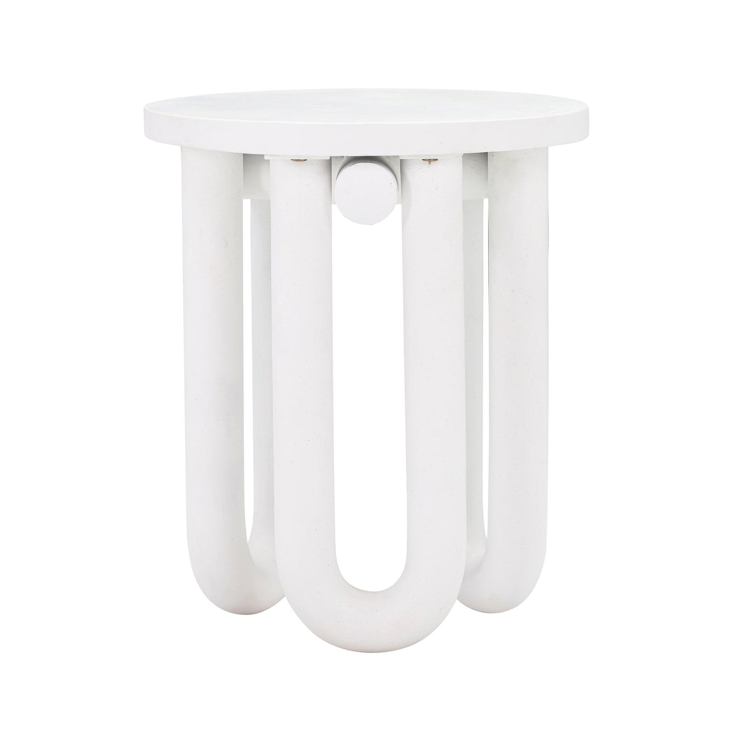 TOV Furniture Tildy Outdoor Concrete Side Table