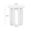 TOV Furniture Tildy Outdoor Concrete Side Table