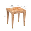 TOV Furniture Brandyss Burl End Table