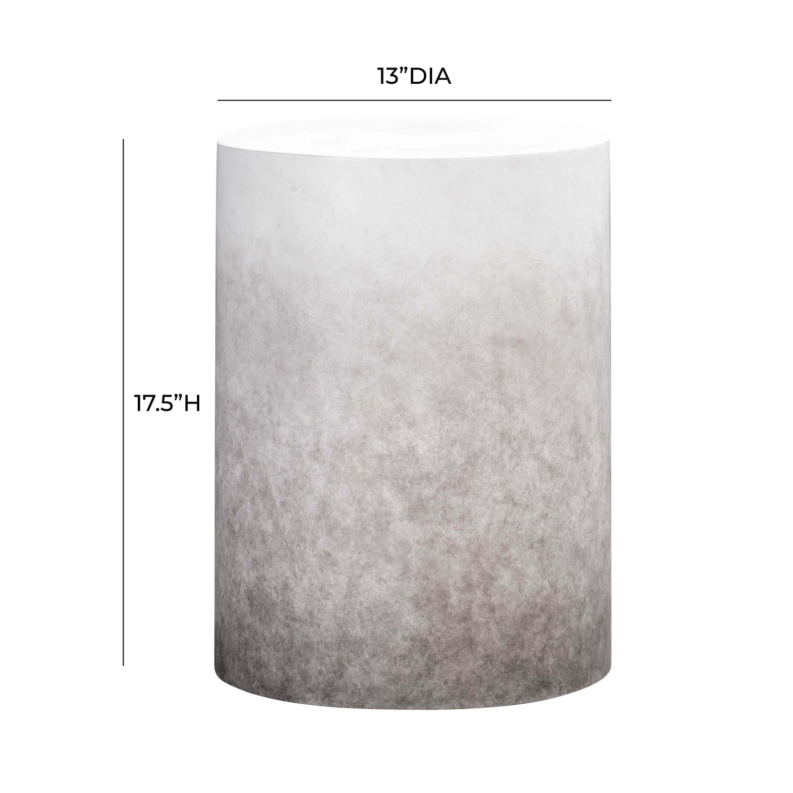 TOV Furniture Sarana Outdoor Ombre Concrete Stool