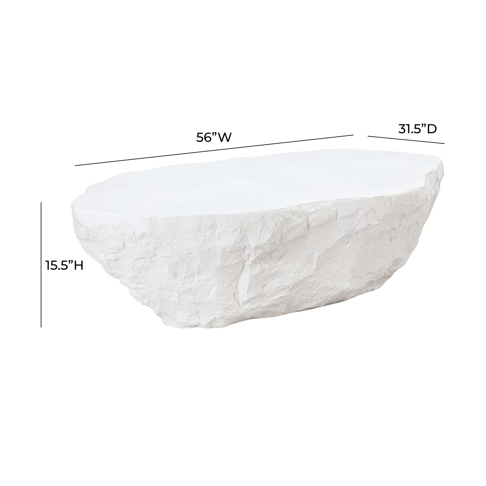 TOV Furniture Crag Outdoor Coffee Table