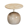 TOV Furniture Mire Rose Faux Marble Side Table