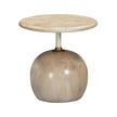 TOV Furniture Mire Rose Faux Marble Side Table