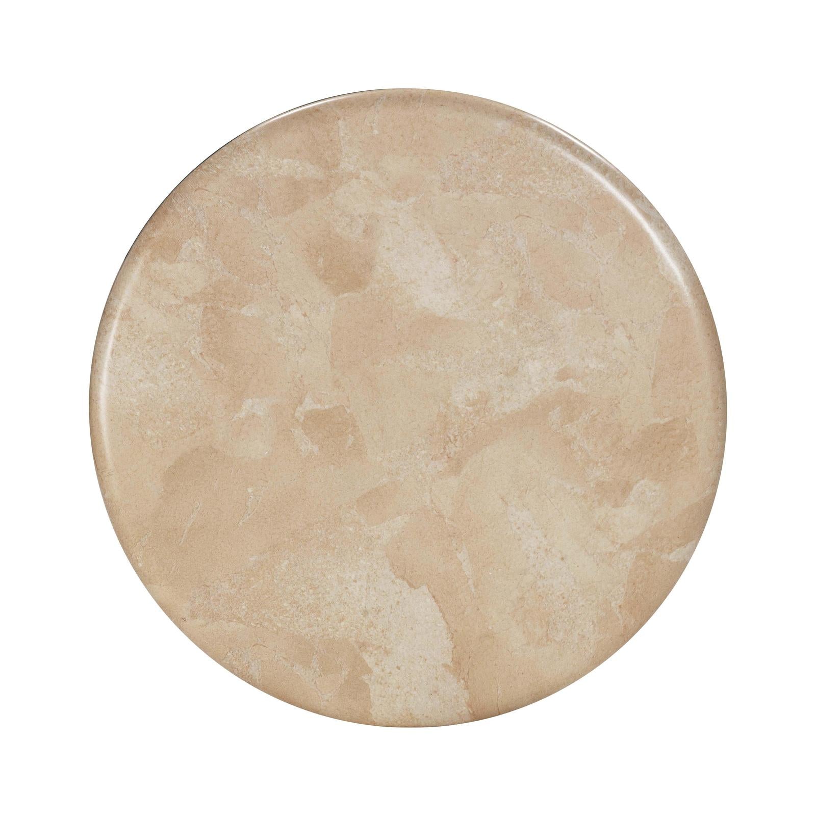 TOV Furniture Mire Rose Faux Marble Side Table