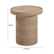 TOV Furniture Darcy Concrete Side Table