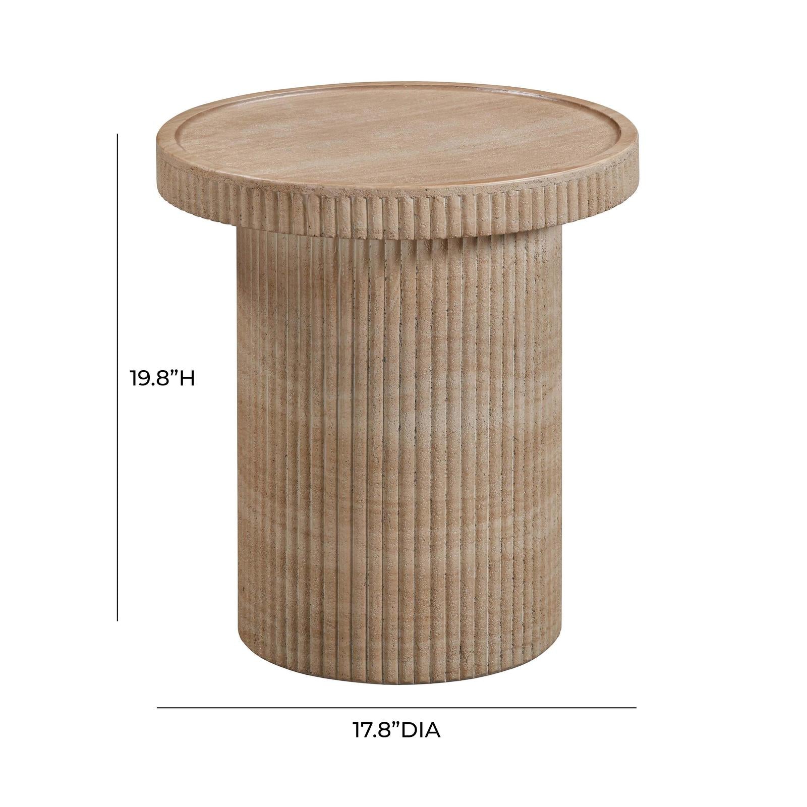 TOV Furniture Darcy Concrete Side Table