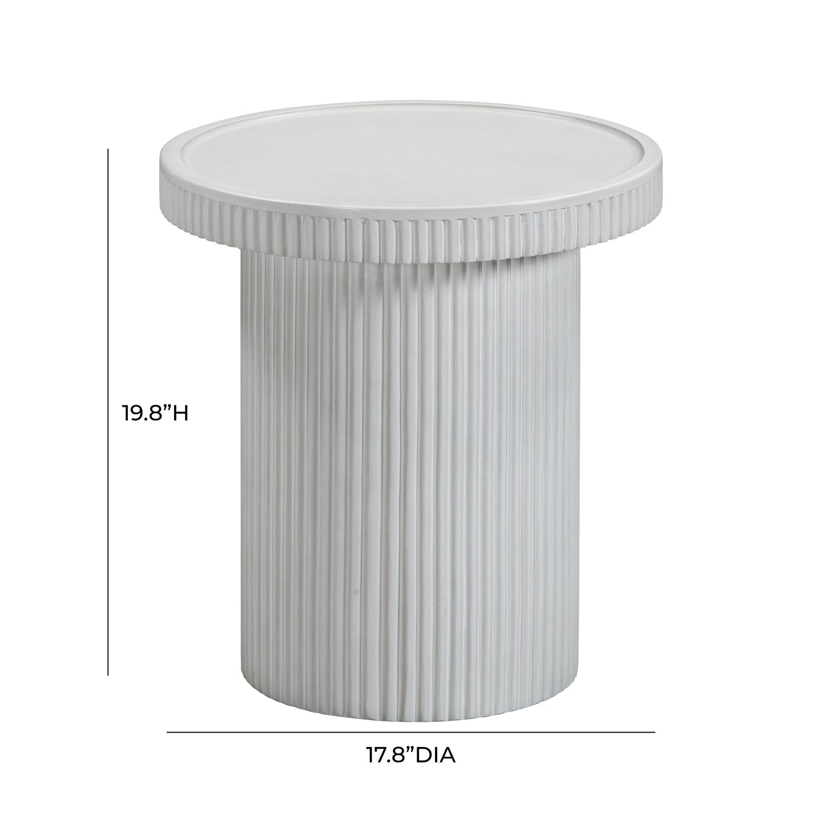 TOV Furniture Darcy Concrete Side Table