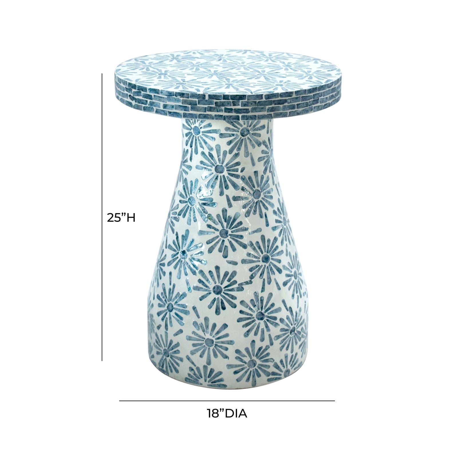 TOV Furniture Halio Shell Side Table