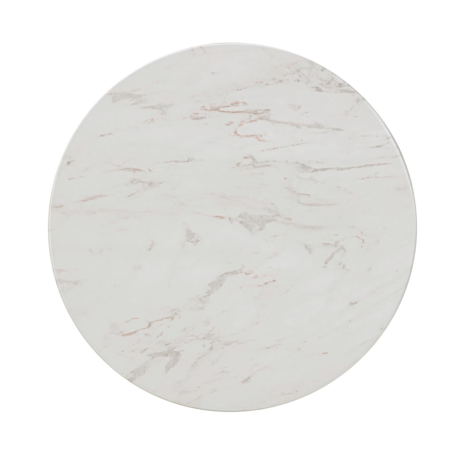 TOV Furniture Chip Marble Print Indoor / Outdoor Side Table