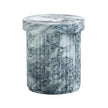 TOV Furniture Serafina Faux Marble Concrete Indoor / Outdoor Side Table