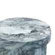 TOV Furniture Serafina Faux Marble Concrete Indoor / Outdoor Side Table
