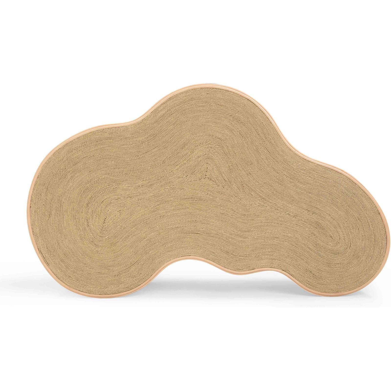 TOV Furniture Slab Natural Seagrass Coffee Table