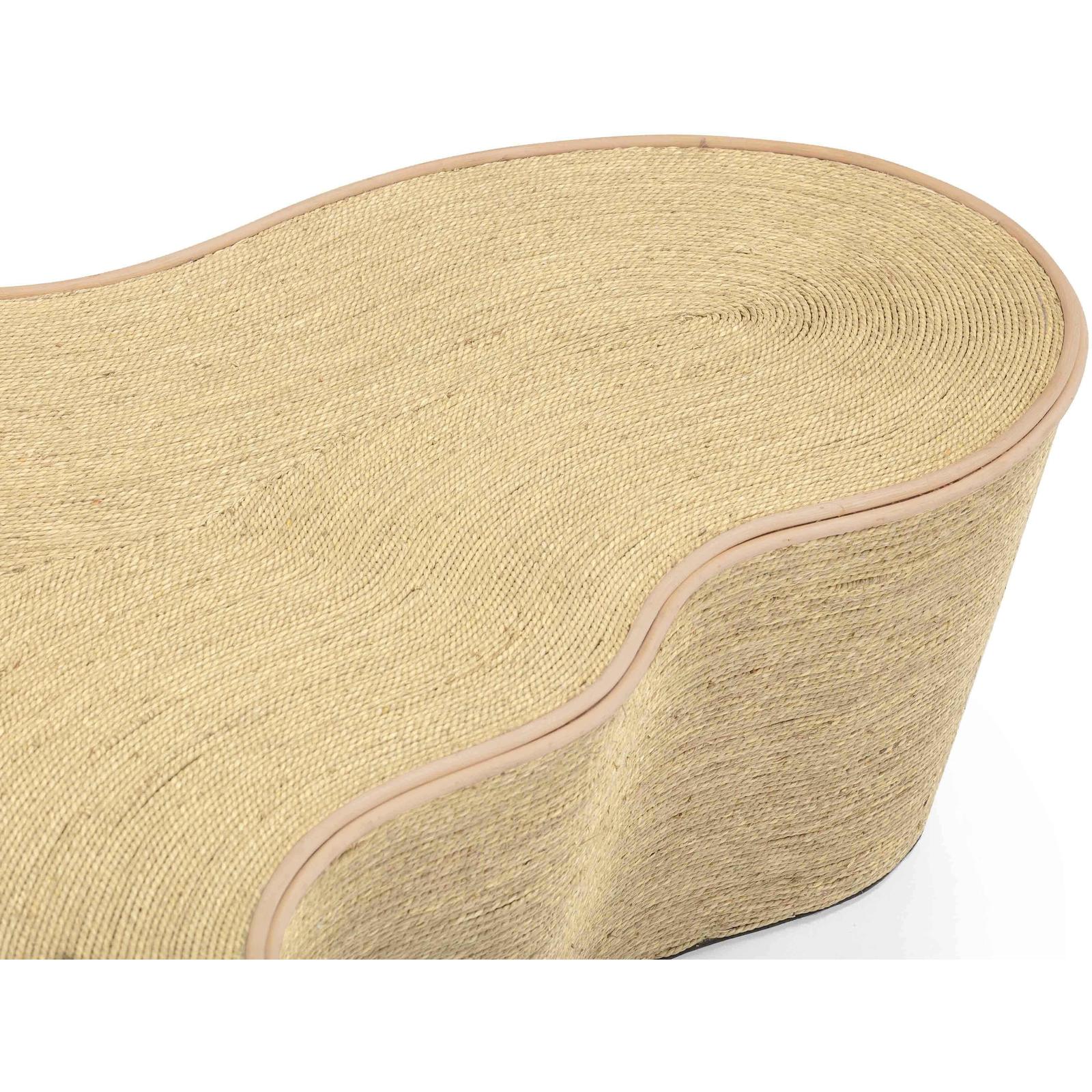 TOV Furniture Slab Natural Seagrass Coffee Table