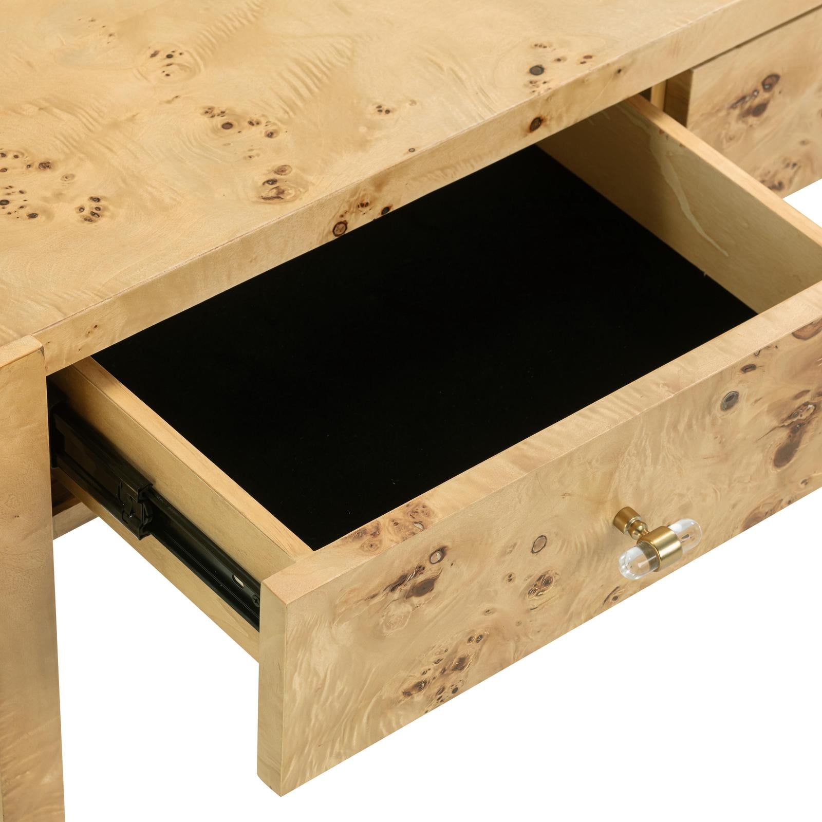 TOV Furniture Brandyss Burl Console Table