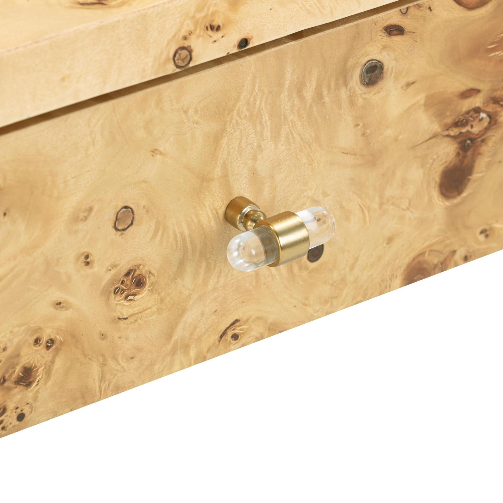 TOV Furniture Brandyss Burl Console Table