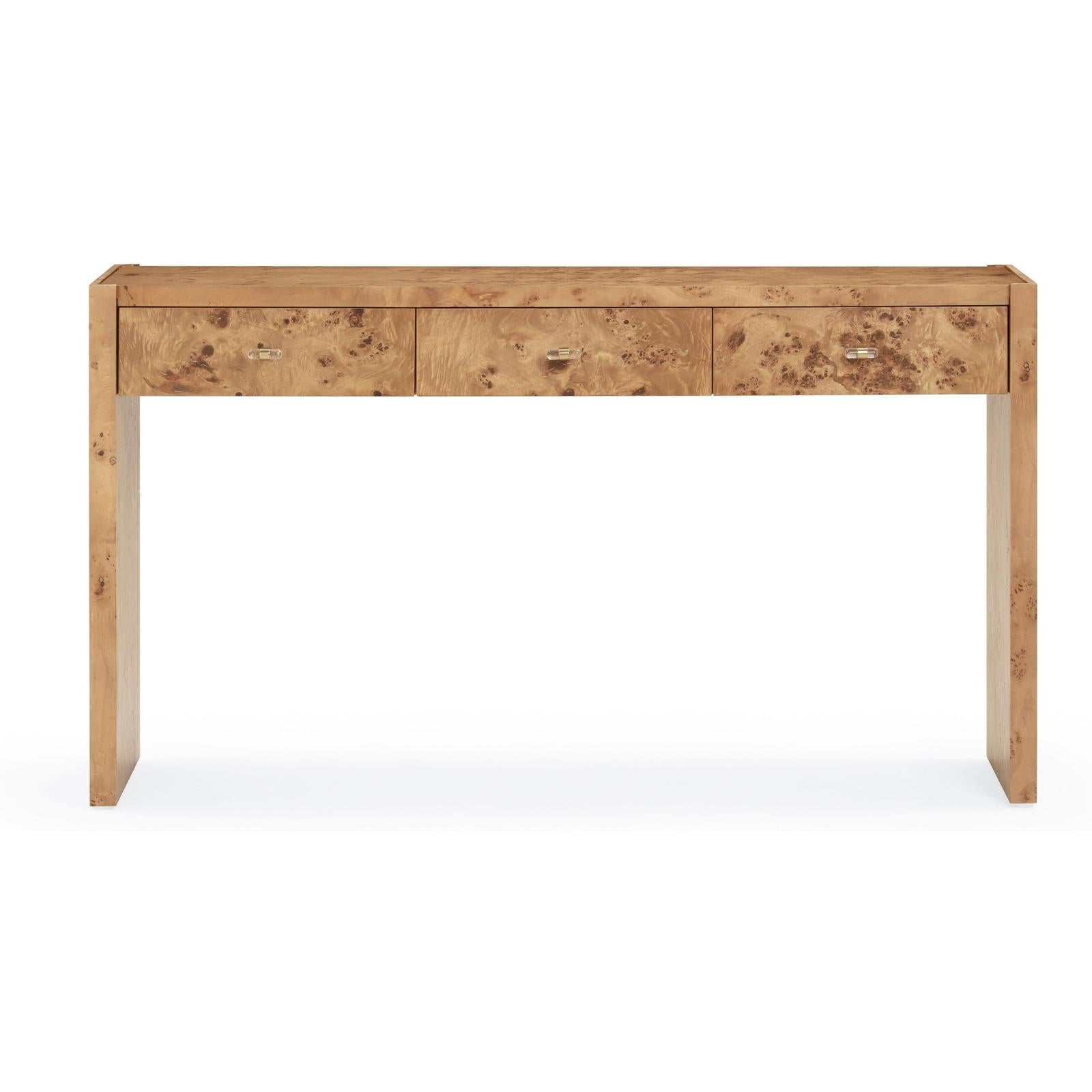 TOV Furniture Brandyss Burl Console Table