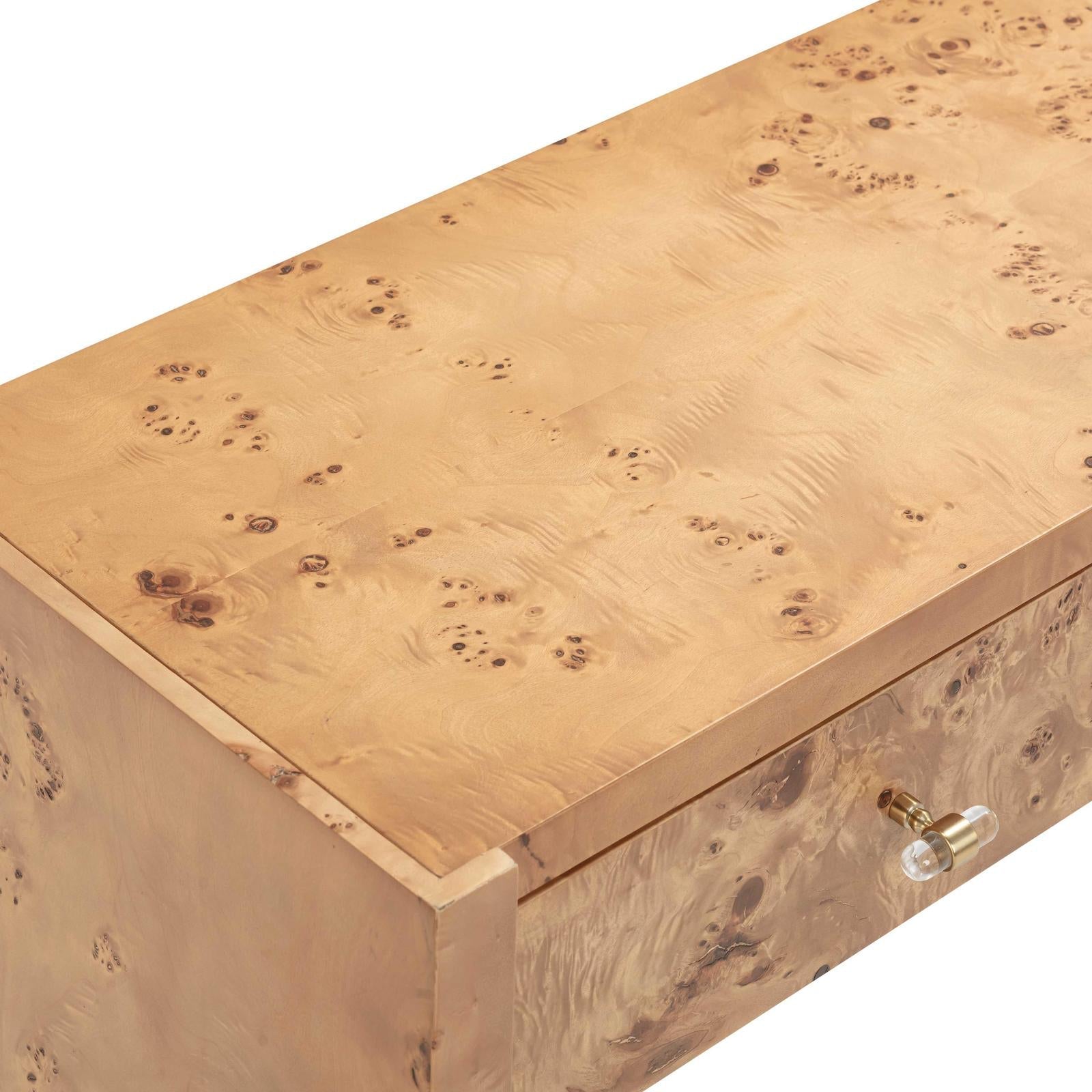 TOV Furniture Brandyss Burl Console Table