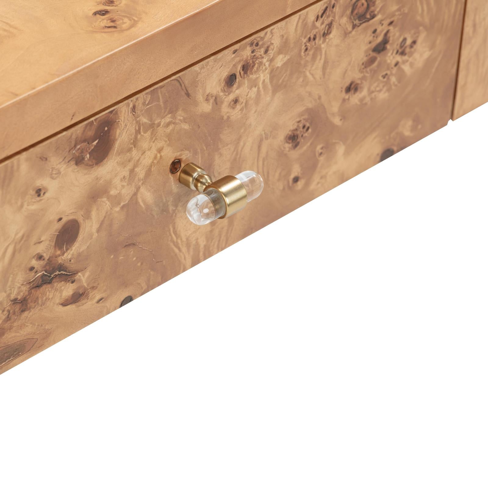 TOV Furniture Brandyss Burl Console Table