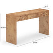 TOV Furniture Brandyss Burl Console Table