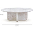TOV Furniture Juju Faux Marble Indoor/Outdoor Round Coffee Table