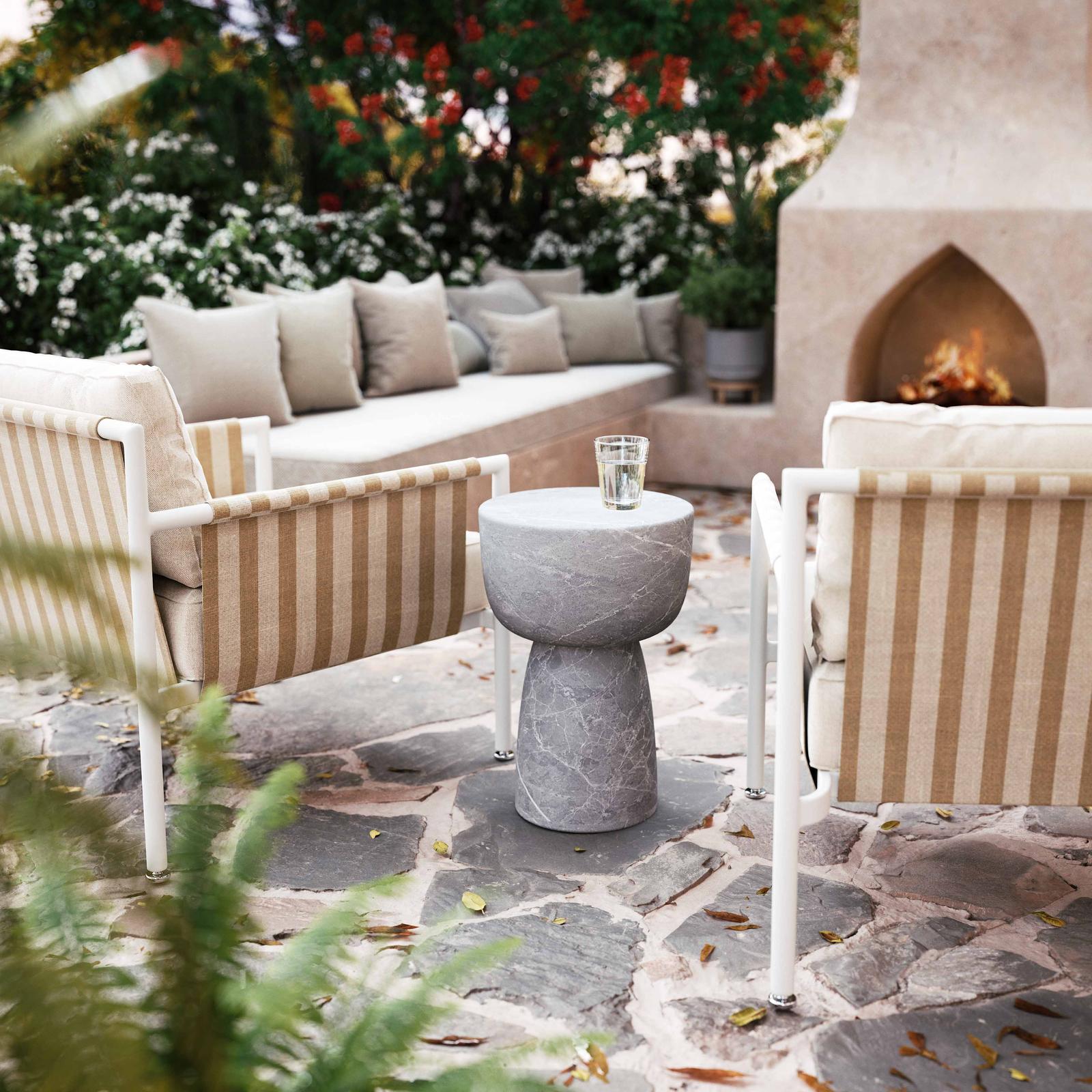 TOV Furniture Charra Indoor/Outdoor Side Table